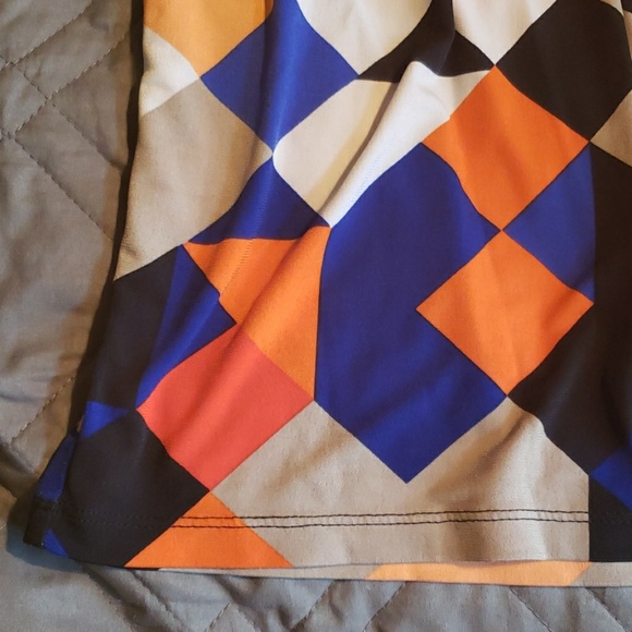 Colorful patterned Jones Studio shell - Picture 3 of 4